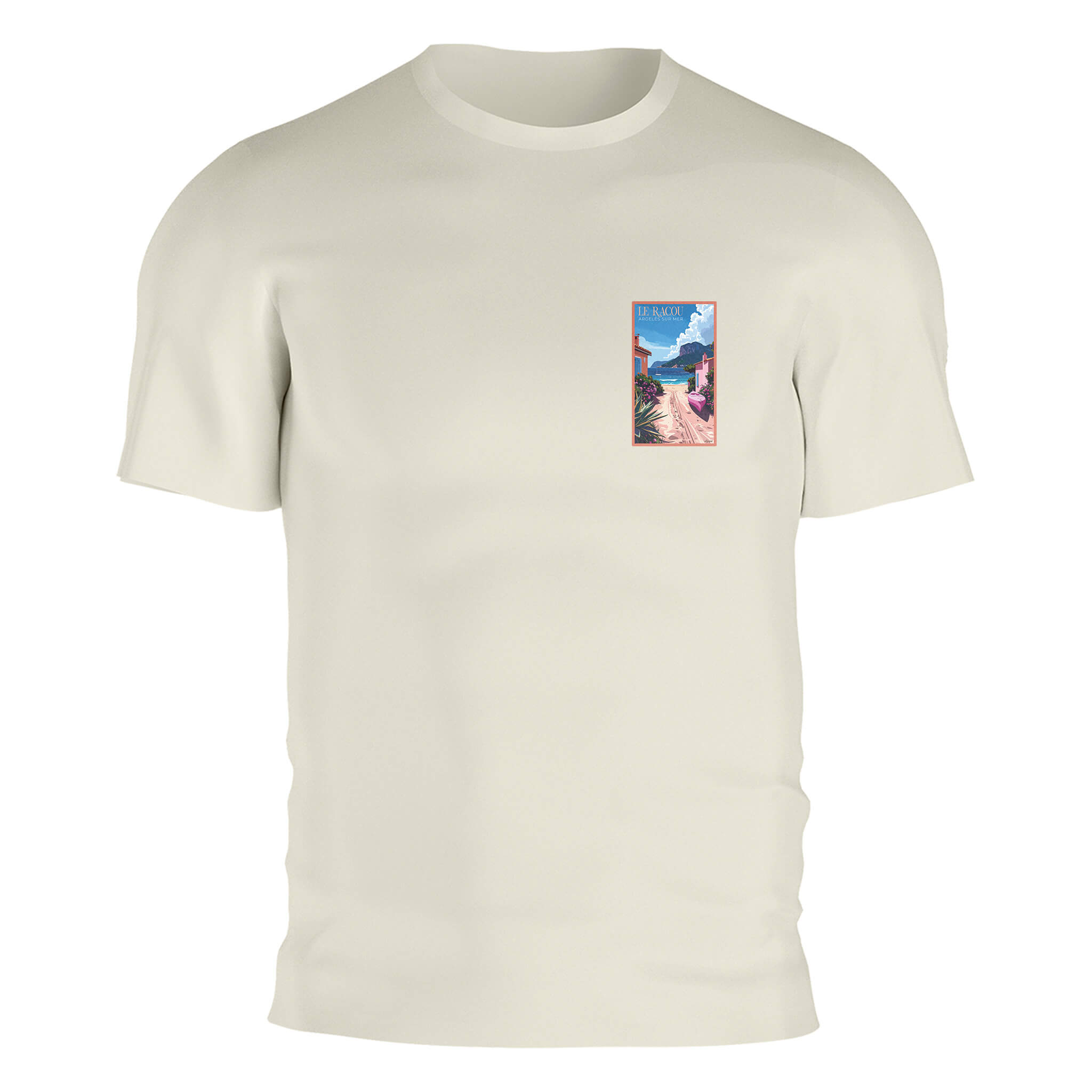 T-shirt Le Racou | Artwear Vintage Pyrénées-Orientales – Agapit - Agapit - Artwear
