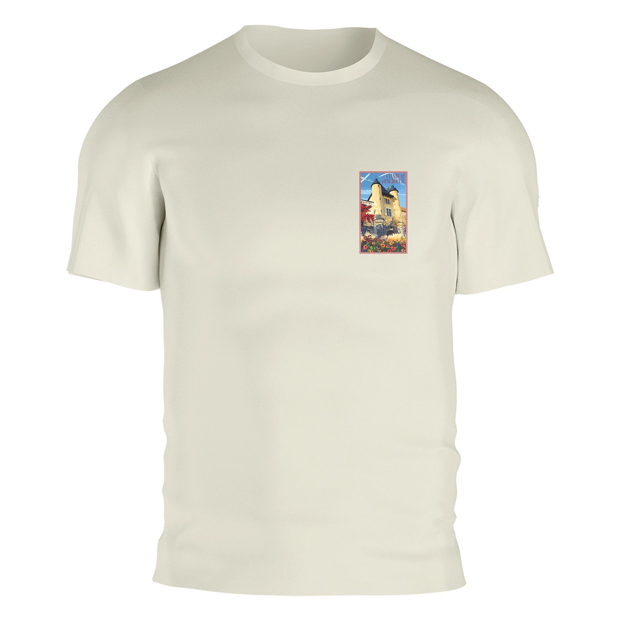 T-shirt Château d'Excideuil – Illustration Vintage Dordogne  | Artwear Vintage Agapit - Agapit - Artwear