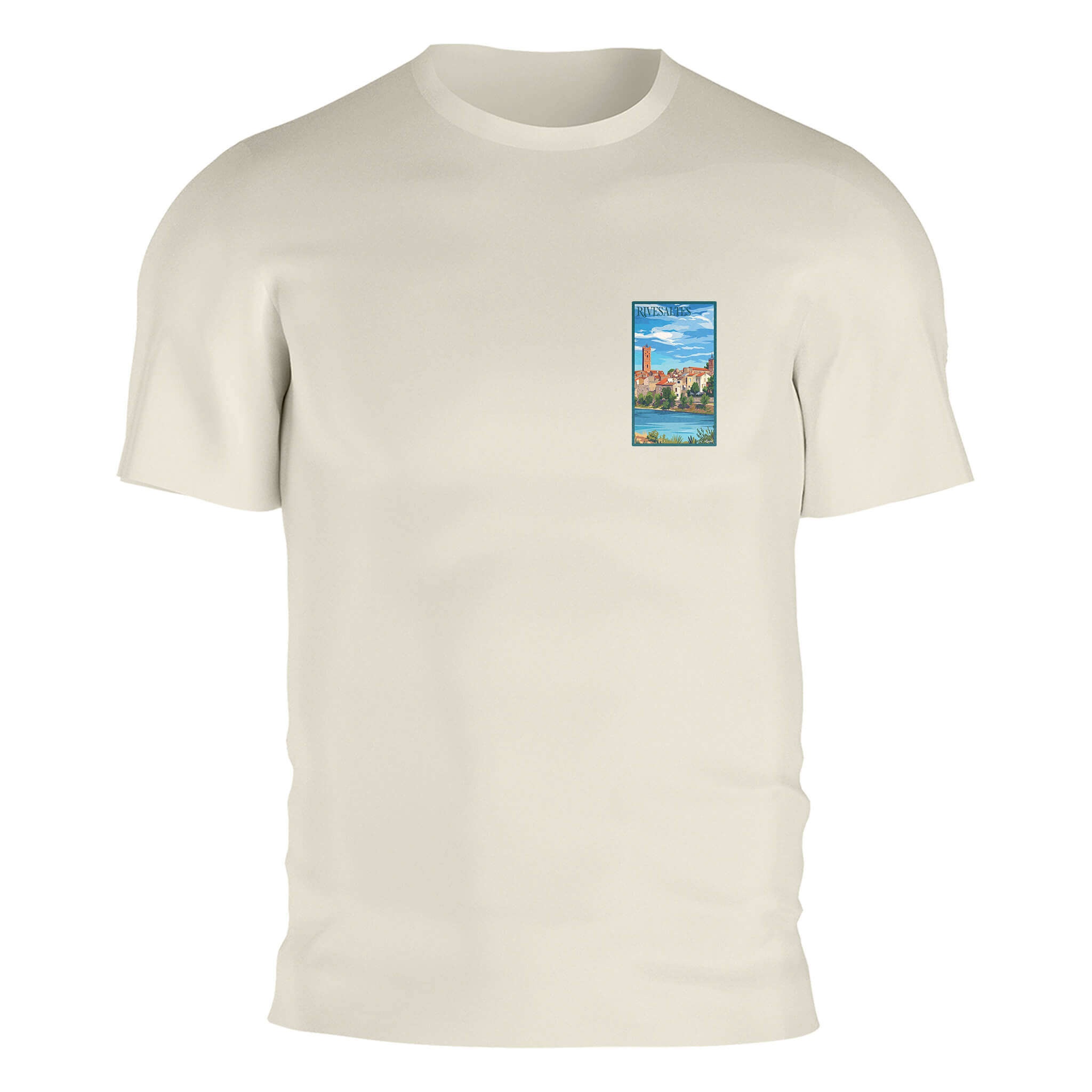 T-shirt Rivesaltes | Artwear Vintage Pyrénées-Orientales – Agapit