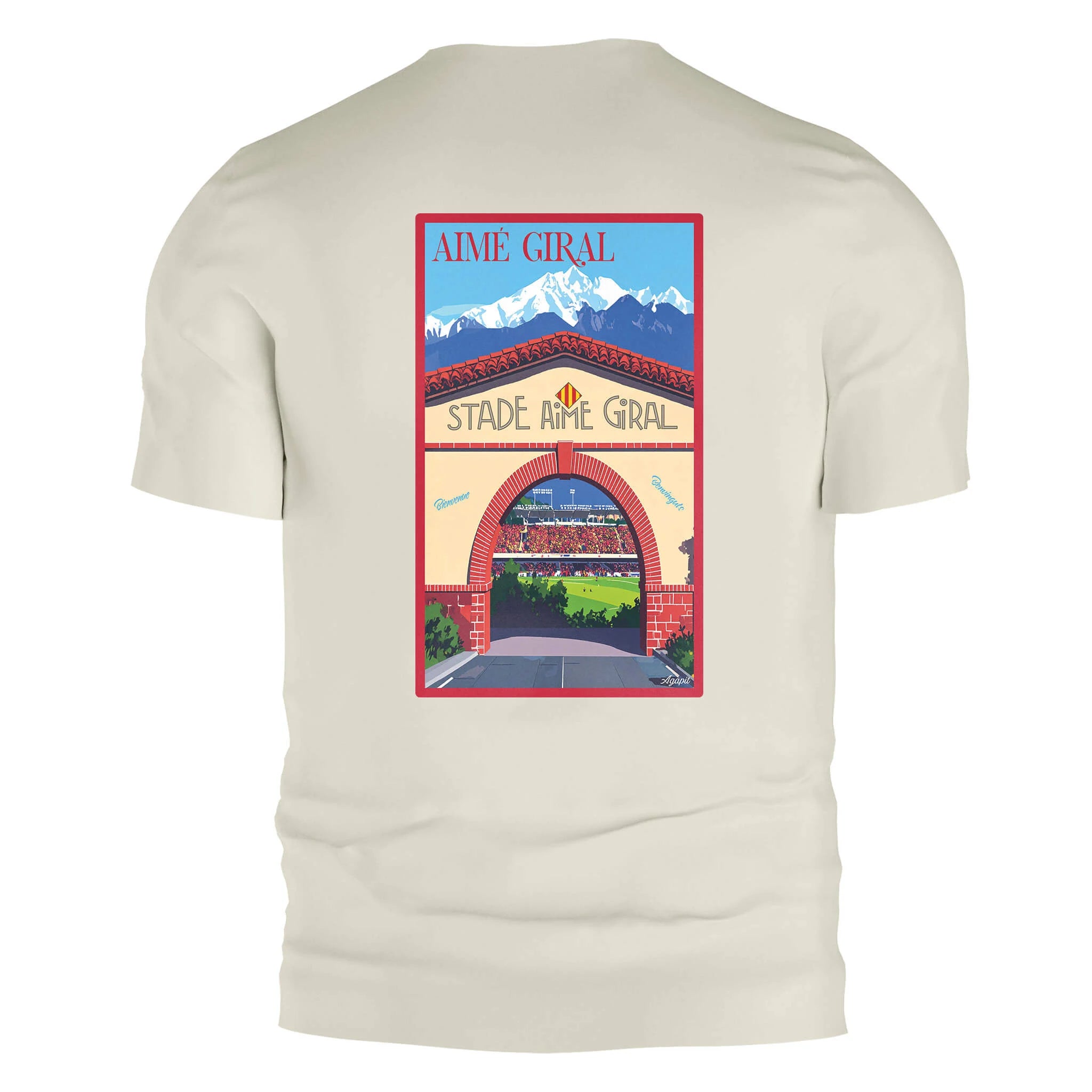 T-shirt Aimé Giral | Artwear Vintage Pyrénées-Orientales – Agapit - Agapit - Artwear