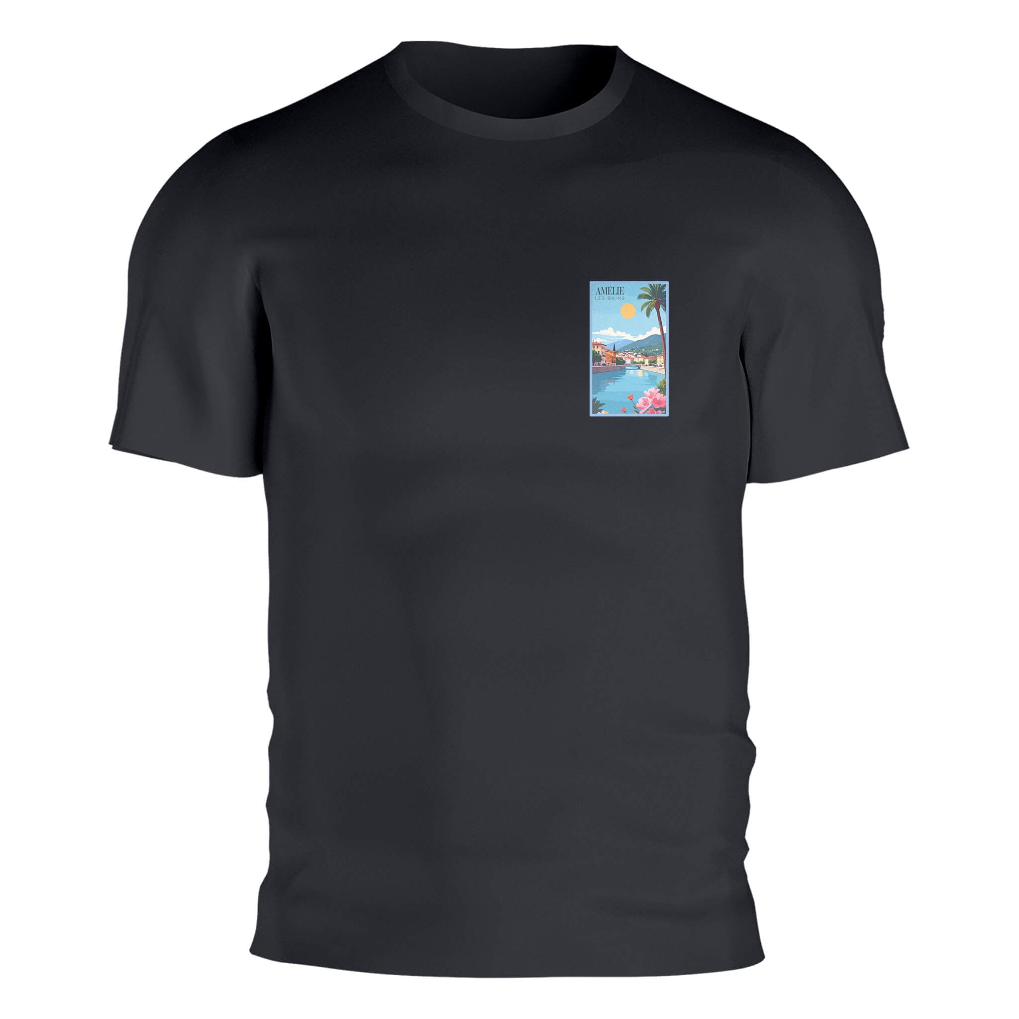 T-shirt Amélie-les-Bains | Artwear Vintage Pyrénées-Orientales – Agapit