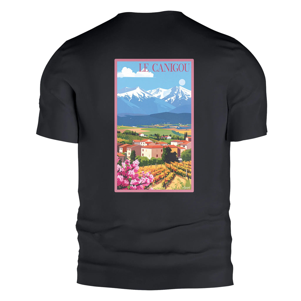 T-shirt Canigou | Artwear Vintage Pyrénées-Orientales – Agapit - Agapit - Artwear