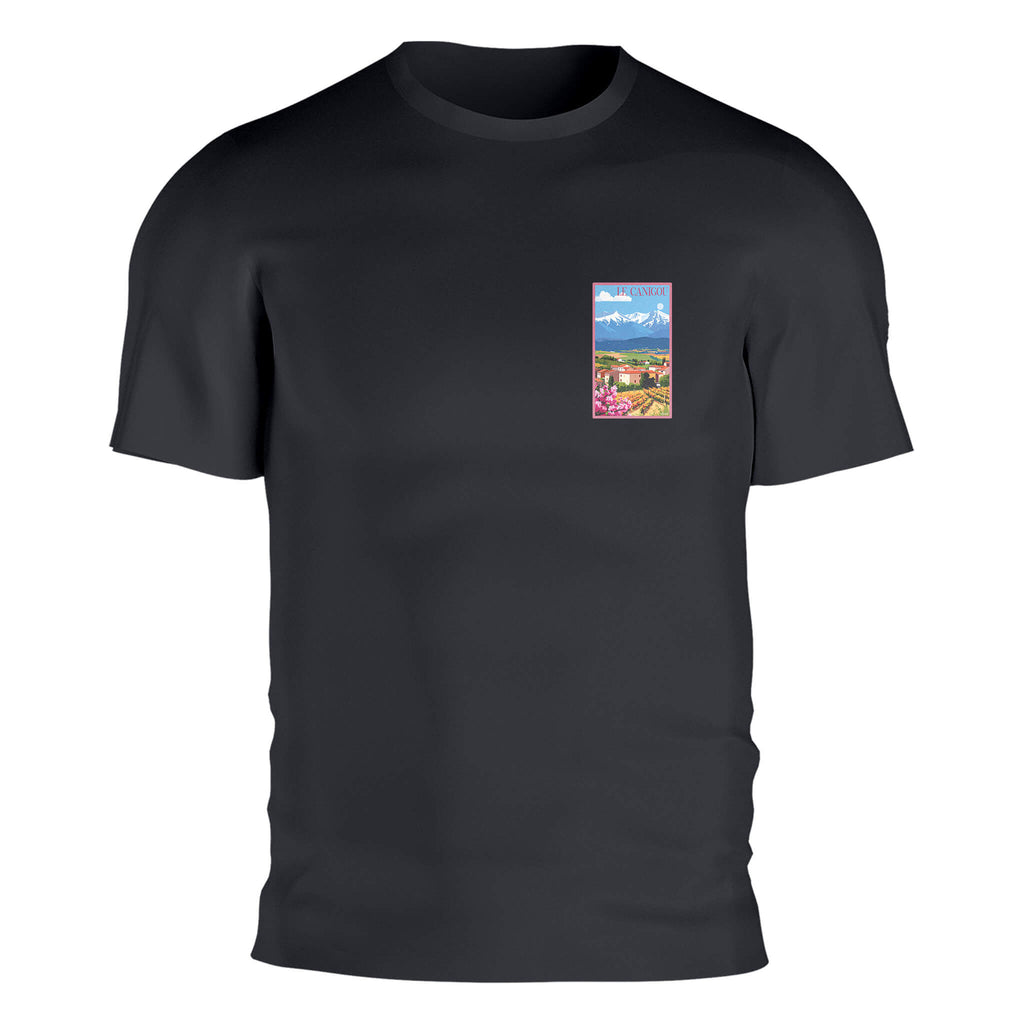 T-shirt Canigou | Artwear Vintage Pyrénées-Orientales – Agapit