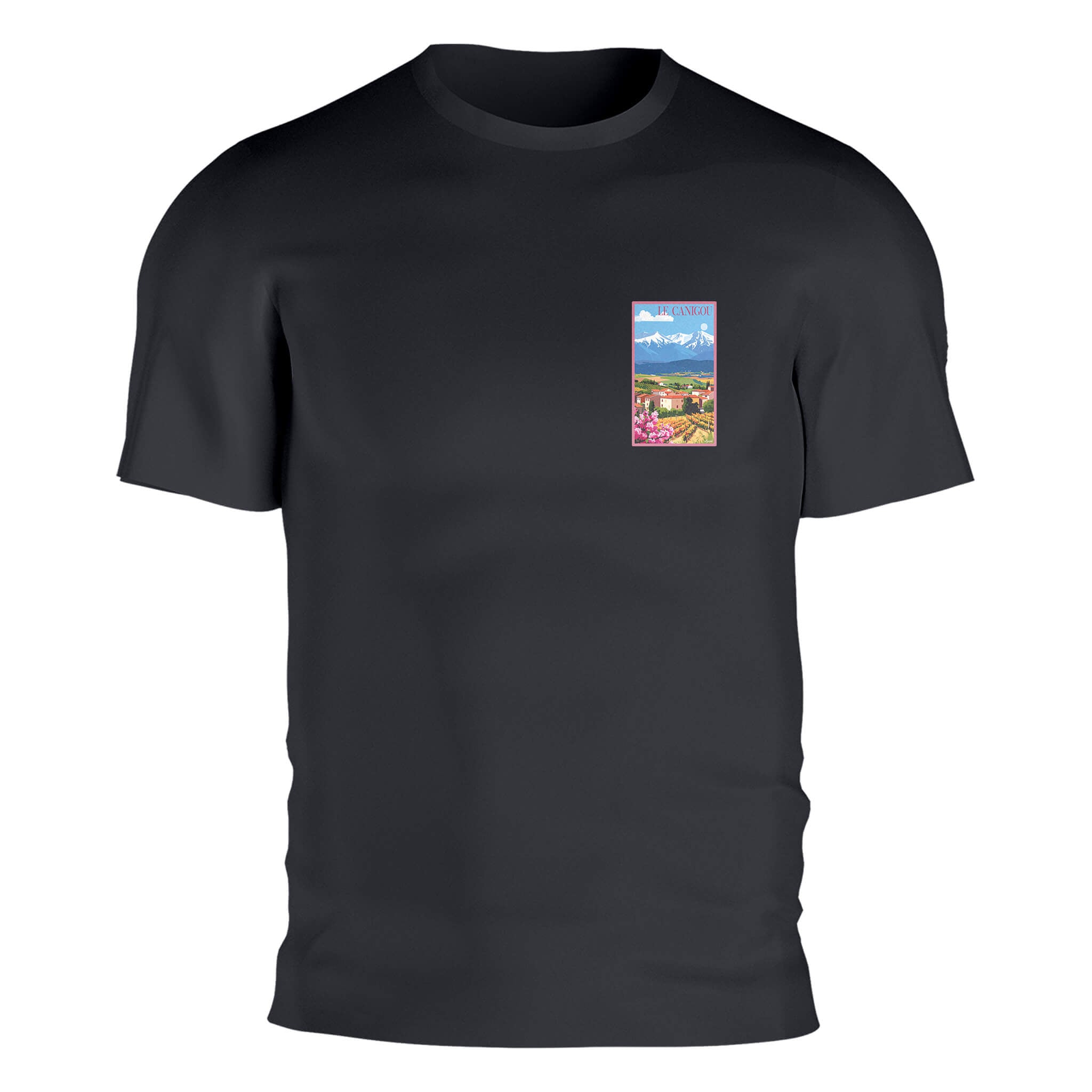 T-shirt Canigou | Artwear Vintage Pyrénées-Orientales – Agapit