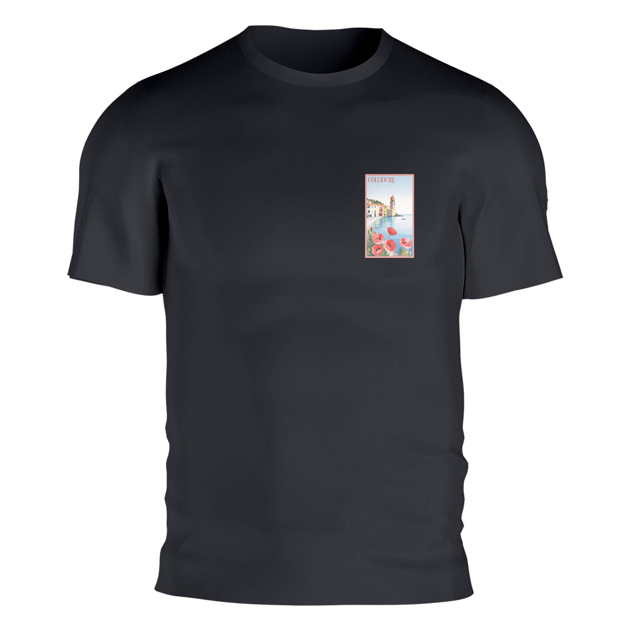 T-shirt Collioure | Artwear Vintage Pyrénées-Orientales – Agapit
