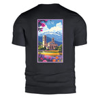 T-shirt Agapit Elne coloris noir vue dos - Artwear Pyrénées-Orientales