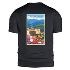 T-shirt Agapit Villefranche-de-Conflent coloris noir vue dos - Artwear Pyrénées-Orientales