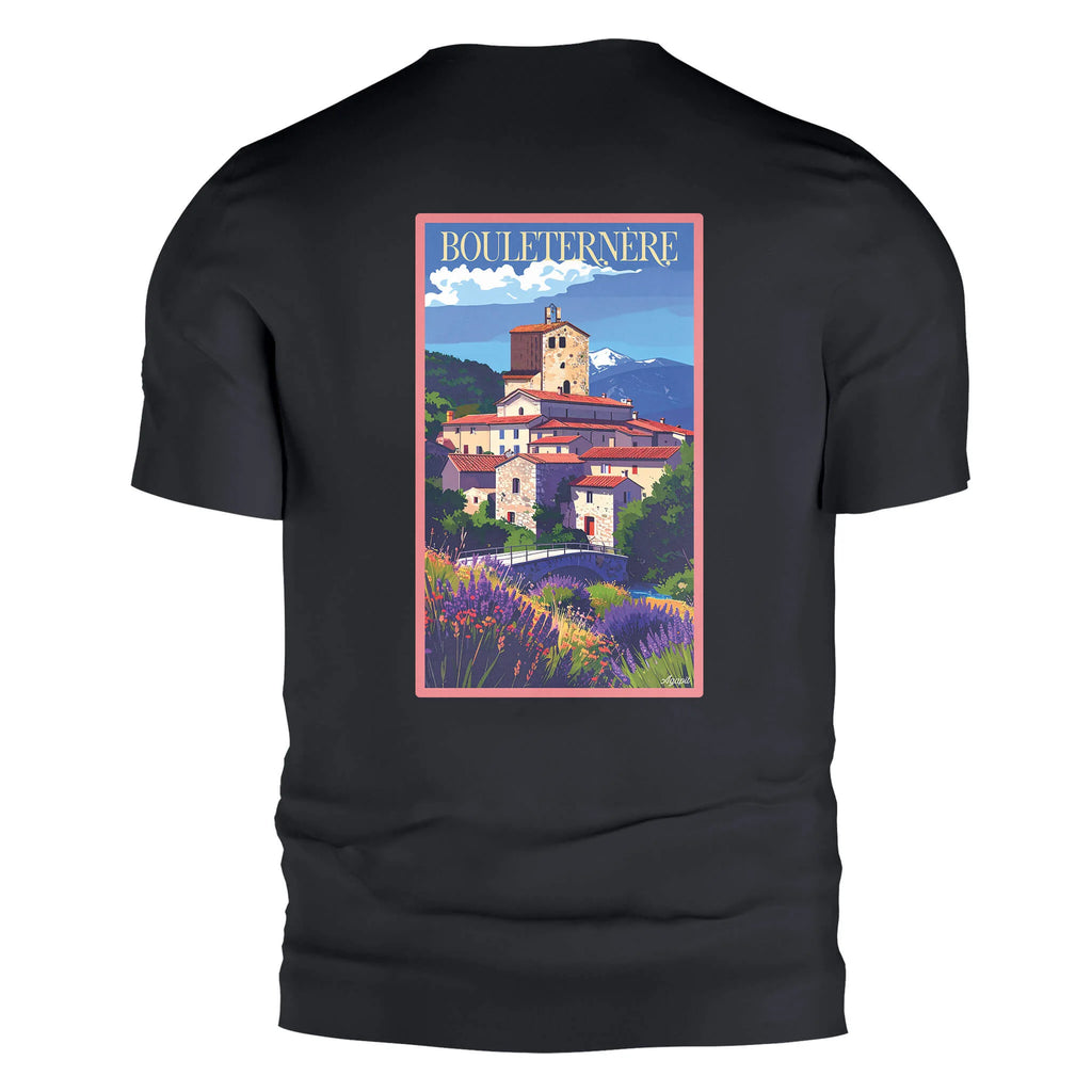 T-shirt Agapit Boulternère coloris noir vue dos - Artwear Pyrénées-Orientales