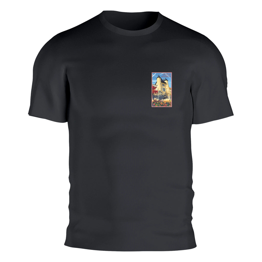 T-shirt Château d'Excideuil – Illustration Vintage Dordogne  | Artwear Vintage Agapit - Agapit - Artwear
