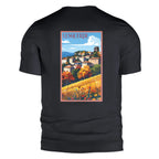 T-shirt Agapit Lesquerde coloris noir vue dos - Artwear Pyrénées-Orientales