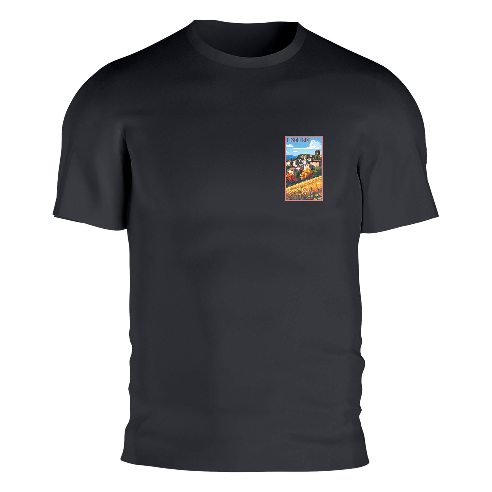 T-shirt Lesquerde | Artwear Vintage Pyrénées-Orientales – Agapit