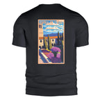 T-shirt Agapit Espira-de-l'Agly coloris noir vue dos - Artwear Pyrénées-Orientales