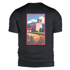 T-shirt Agapit Baixas coloris noir vue dos - Artwear Pyrénées-Orientales