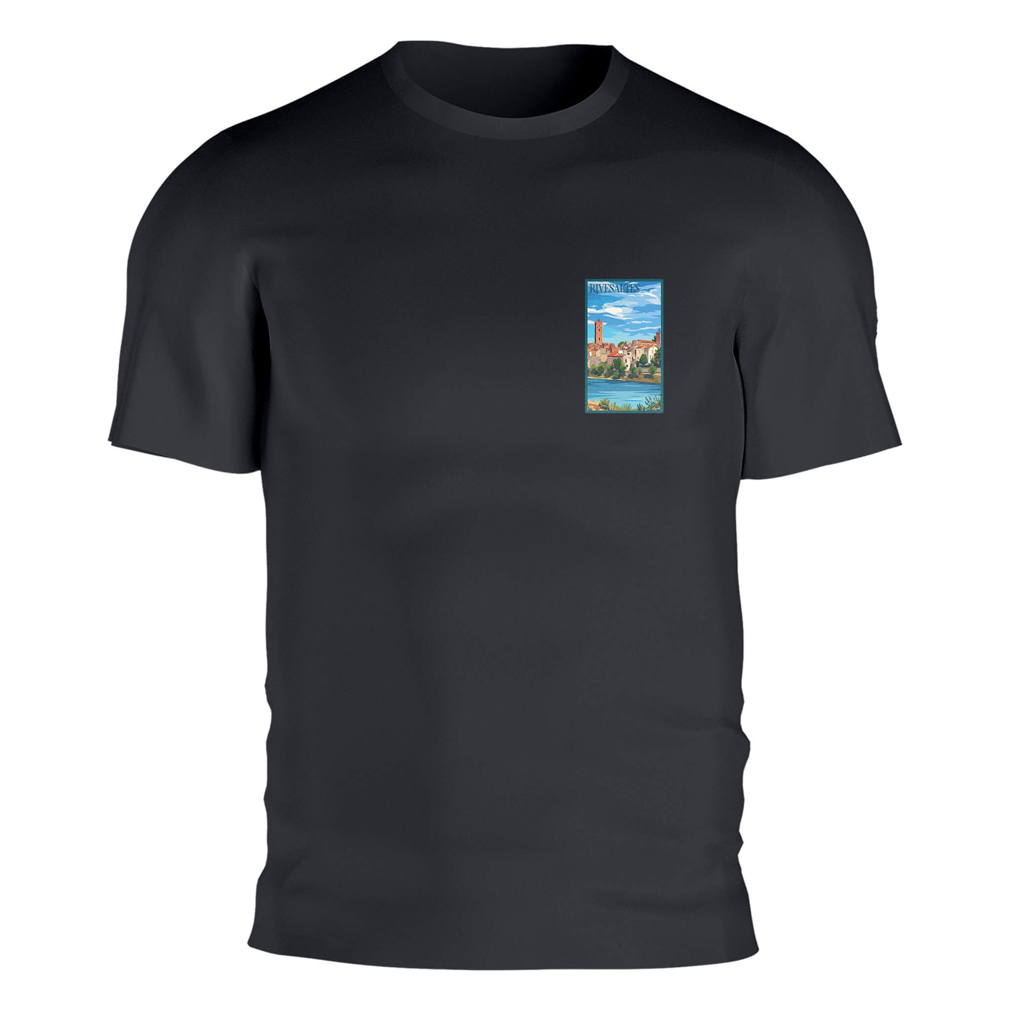 T-shirt Rivesaltes | Artwear Vintage Pyrénées-Orientales – Agapit