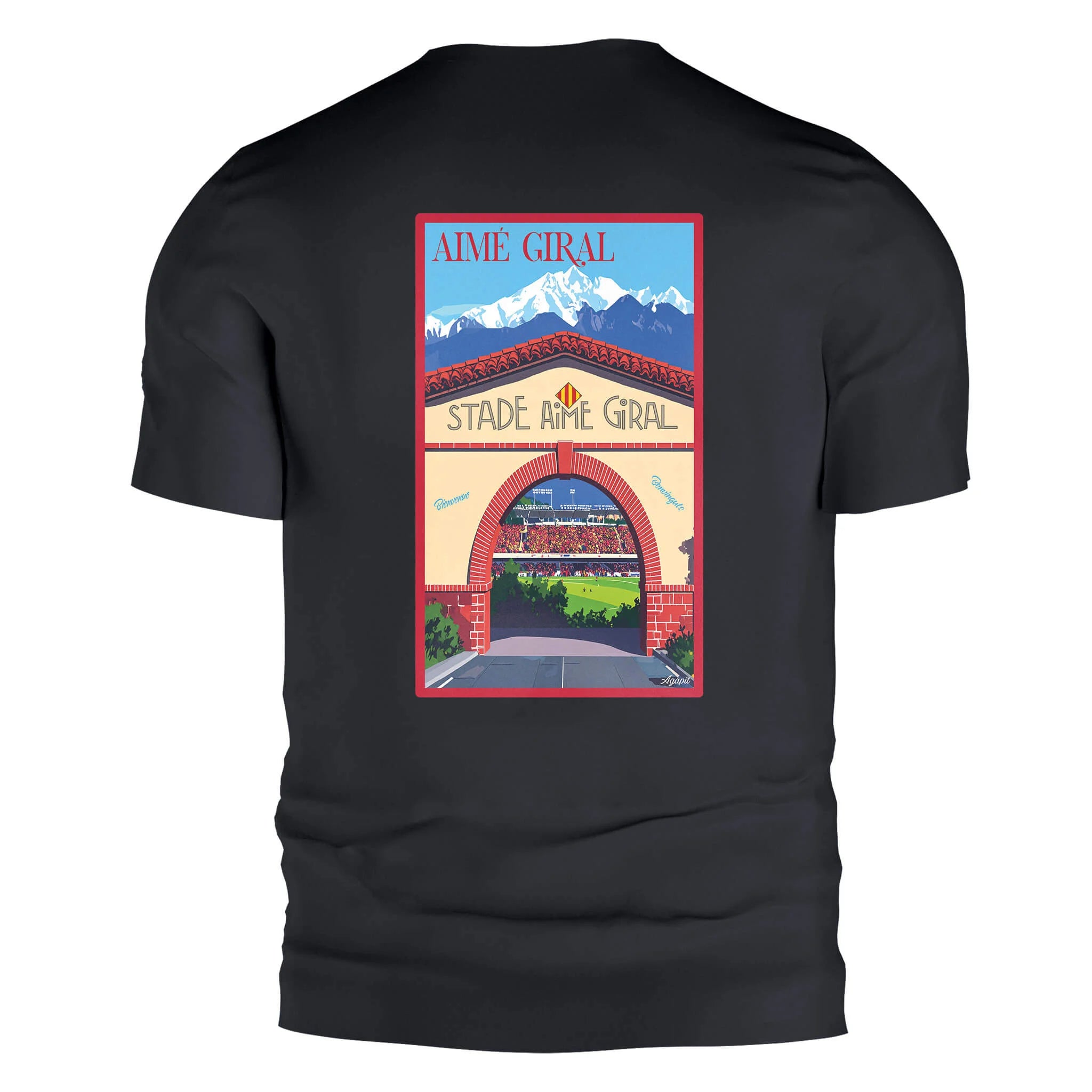 T-shirt Aimé Giral | Artwear Vintage Pyrénées-Orientales – Agapit